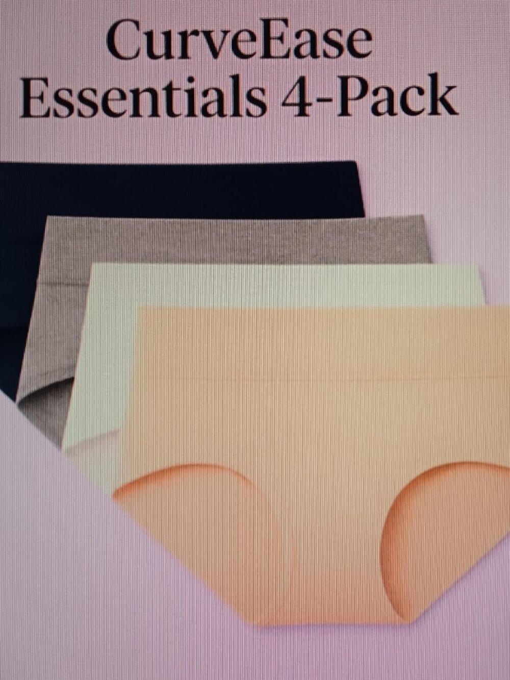 Lot of 4 Underwear for Apron Belly CurveEase Brand Size L New With Tags!